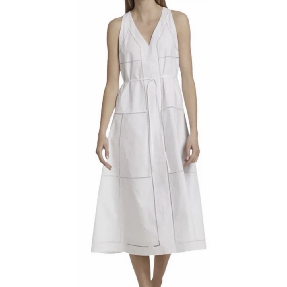 Eyelet Theory White Ladder Spring Cotton Dress NWT Women's Size 2, Retails $475